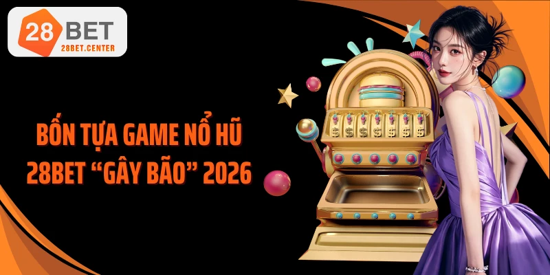 Bốn tựa game nổ hũ 28BET “gây bão” 2026